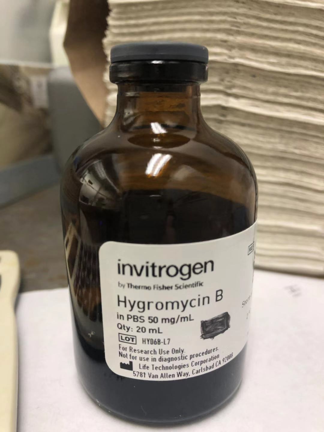 hygromycin invitrogen hygromycin invitrogen